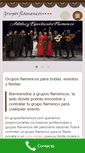 Mobile Screenshot of gruposflamencos.com